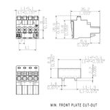 PCB plug-in connector, female plug, 5.08 mm, Number of poles: 2, 270°, PUSH IN with actuator, Clamping range, max. : 3.31 mm², Box
