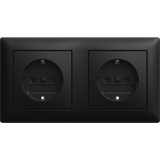 Schuko® Socket Outlet 2-gang