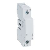 1 additional pole (neutral) for DSX disconnector switch size 1 32A