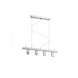 RALLONG IV pendant ceiling base chrome 230V LED E27 4x15W