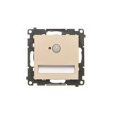 LED luminaire with motion sensor, 230V, (module), champagne matt