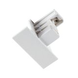 End cap  S-TRACK 3-phase-recessed rail ,white