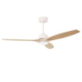 Fan Stem Evo ø1220mm White with Light Wood Blades Light wood LED 2875 SW 3000-4000-5000K ON-OFF