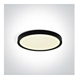 62006/B/V BLACK PLAFO 18W CCTV IP20 230V