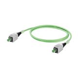 Dragline cable, PROFINET, RJ45 IP 67 PushPull moulded V14 metal, RJ45 IP 67 PushPull moulded V14 metal, Cat.5 (ISO/IEC 11801) / Cat.5e (TIA T568-B), PUR, 7.5 m