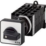 T0-8-15102/Z Multi-speed switches, T0, 20 A, rear mounting, 8 contact unit(s), Contacts: 16, 60 °, maintained, Without 0 (Off) position, 1-2-3, Design number 15102