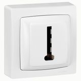 086022 8-contact telephone socket Complete surface-mounted switchgear - white
