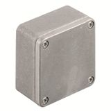 Klippon K (aluminium empty enclosure), Empty enclosure, Aluminium enclosure, Height: 64 mm, Width: 58 mm, Depth: 34 mm, Material: Aluminium AlSi12, untreated, silver