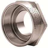 Enlarger Hexagonal with flat sealing ATEX EXE Nickel Plated Brass M20-