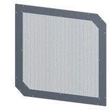 SIVACON, Roof, for corner cabinet with ventilation openings, with Ventilation openings IP40, T: 1000 mm,