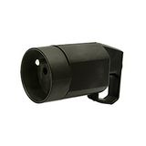 Single Socket with a handle 2P+Z 16A 250V IP20 black VGN 315-05
