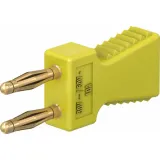 Jumper, pitch 6 mm, 60 V, 10 A, gold-plated, yellow, 63.9352-24