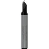 V-groove bit, 1/4", D1 6.3 mm, L 9.2 mm, G 45 mm, 90°