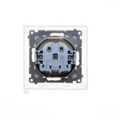 Push dimmer illuminated, (module), Simon 24, IP20, champagne matt
