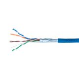 F/UTP Cable Cat.5e, 4x2xAWG24/1, LS0H, Eca, blue, Box 305m (The price is shown without markup on metals. Request a quote for accurate information)