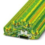 PTTBS 2,5-TWIN-PE-R-CLXM - Protective conductor double-level terminal block