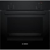 Bosch Oven | HBF010BA1 | 66 L | Electric | Manual | Knobs | Height 59.5 cm | Width 59.4 cm | Black