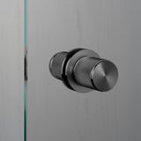 DOOR KNOB / FIXED / DOUBLE-SIDED / LINEAR / GUN METAL