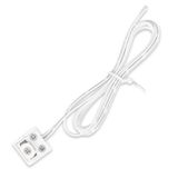 Connector for DC bar, max. 4A, white color, incl. cable 1 m