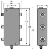 IP67 Junction Box, 4-Channel PROFIBUS-PA   JBBS-48SC-E413/3G