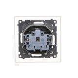 Push dimmer illuminated, (module), Simon 24, IP20, black matt
