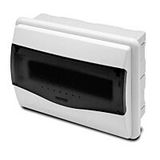 Cabinet NUOVA 3508 8TE under plaster transparent door IP40