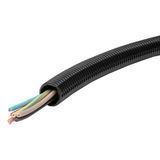 1PASM-10B.50 zwart  Flex kunstst besch.sl. Snede overlappend