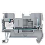 Hybrid 2.5 mm2, 2.5 mm2, 5.2 mm width gray COMBI and IPO connection