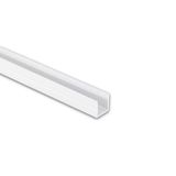 Attached aluminum profile PW 11x11mm without diffuser white 2m