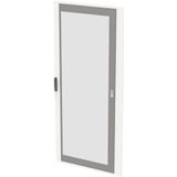 Transparent door 3PW/12GU, RAL7035