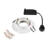 NEW TRIA® 75 XL, recessed ceiling light, round, max. 10W, GU10, white