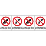 Adhesive label - Dimensions: 250 x 80 mm