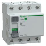 Residual current circuit breaker(RCCB), Easy9 Pro, 4P, 40A, A Type, 30mA