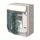 Distribution board Mistral65H 4 modules with transparent door
