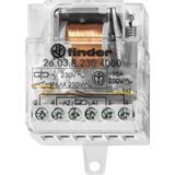 Step-by-Step Impulse Relay 2NO 10A 230VAC