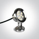 9X1W CW SS316 IP68 ADJUSTABLE UNDERWATER 24V