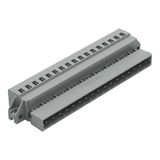 1-conductor male connector CAGE CLAMP® 2.5 mm² gray