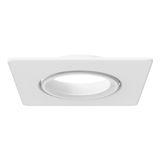 EXUMA SQUARE TILTABLE BEZEL WHITE