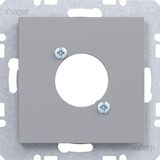 Central plate for XLR connector D-series, A.x/C.x/S.1/B.x/Q.x/K.x titanium