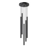 PASTELO 5P BLACK HANGING LAMP G9 5X8W IP20
