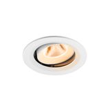 NUMINOS© MOVE M, recessed CL 2700K, 20ø, IP20, round, wh