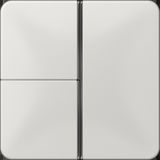 Cover 4-gang with sym. for button 1+4 CD404TSAPGR14