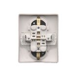 RTV final aerial socket, separated, module, matt aluminum