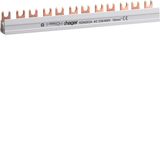 Insulated busbar 2P fork 10mm² 12M