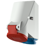 Wallmounted receptacle, 16A4p 6H400V