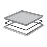 RK V3 15 Frame cassette for inspection opening, RK, nominal size 350-3, stainless steel