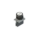 Complete unit with pushbutton, fixing adapter and contact