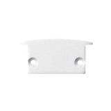 End cap without hole for VA, silver color, 1pc