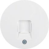 Central part RJ data socket 1-way with dust filter R.1/R.3/R.8, polar white