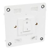 Arteor™ - Double pole switch - 40 A 250 V~ - 4'' x 4'' - White